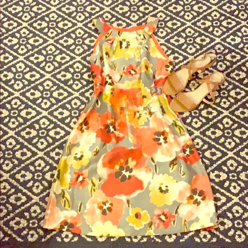 Perceptions New York Spring Poppies dress NWT!!!